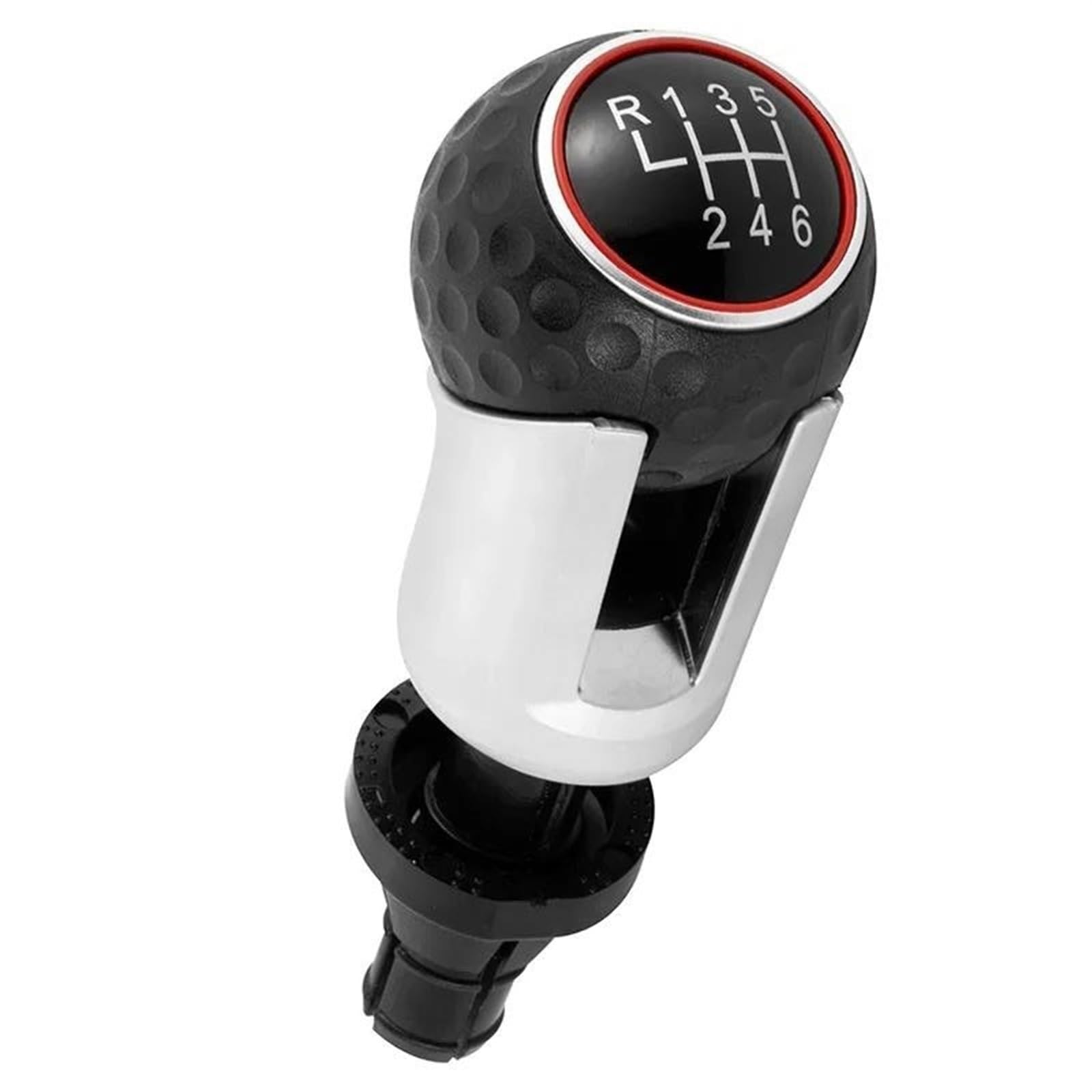 Fsozdbbpl 6 Speed Automotive Parts 5/ Car Gear Shift Knob Lever Shifter Gaitor Boot For For Car Shift Knob Gear Head Shift Car Accessories(6 Speed)