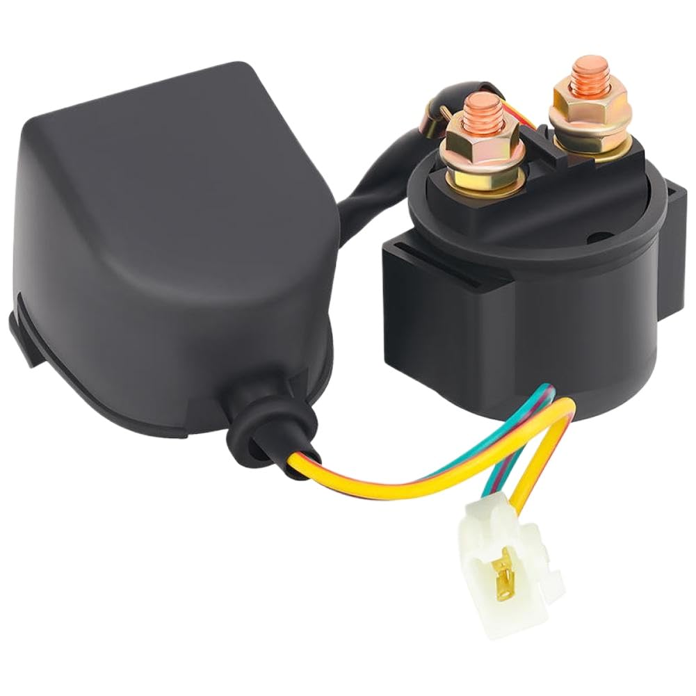 Relé de solenoide de arranque de 12 V Compatible con piezas de motocicletas automotrices para 125 600 MOTO-4 200 350 50 YFM50 80 YFM80 SRX250