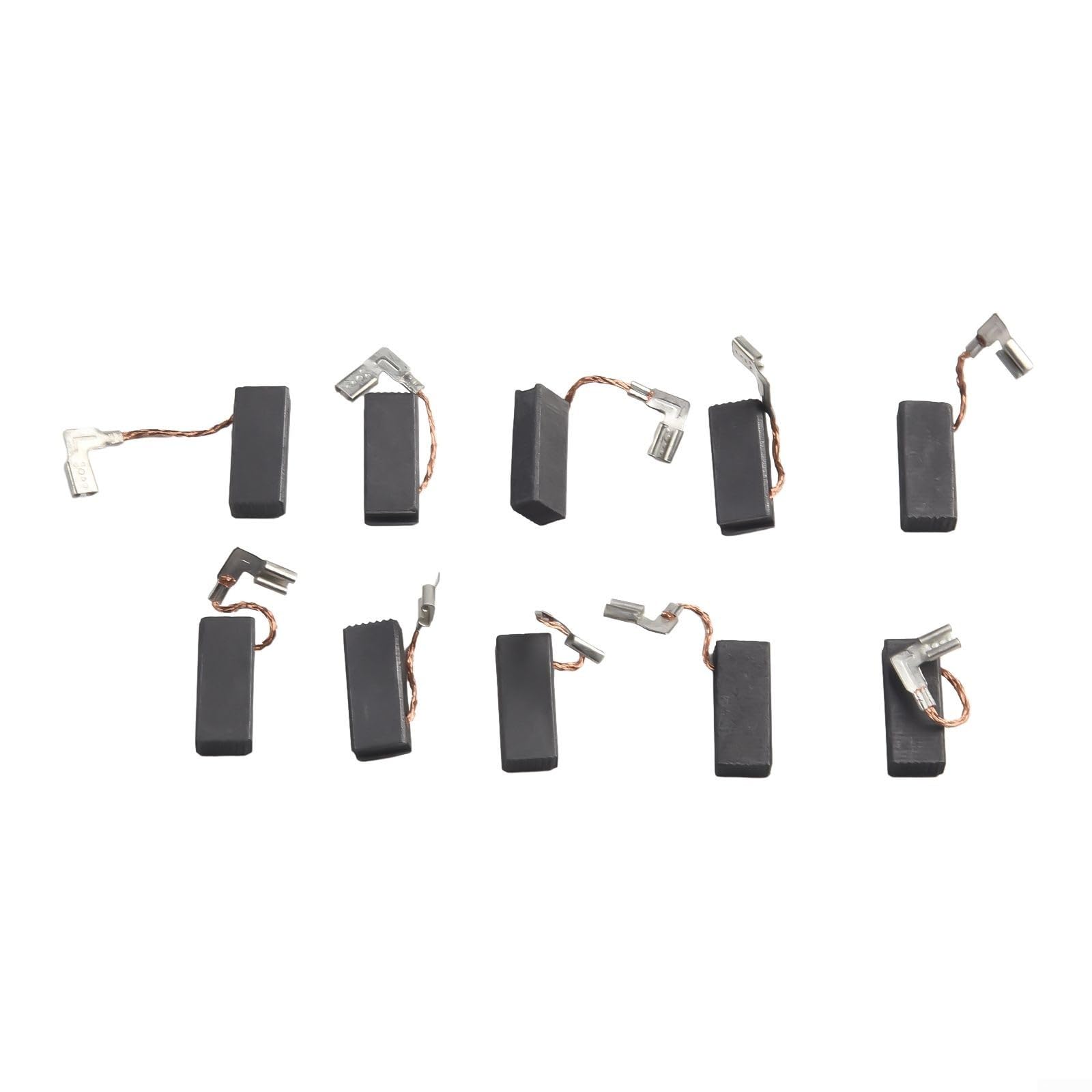 Juego de cepillos de carbono A96, para taladros martillos Bosch GBH2-22 GBH2-23 GBH2-24 GBH2-26, repuesto de cepillo de carbono para trabajos de carpintería y renovación (paquete de 10)