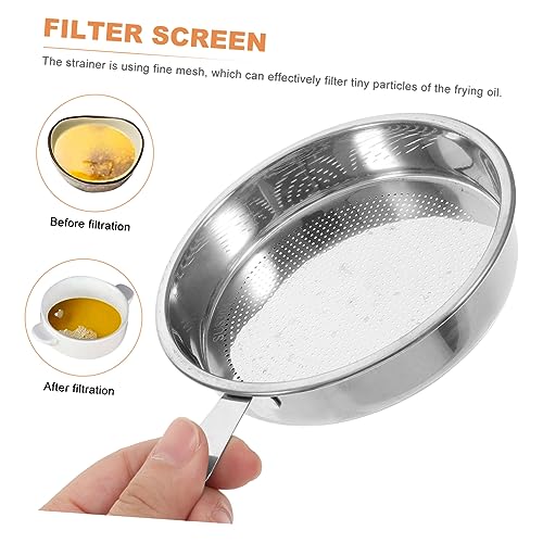 Miniatura 9 de Ciieeo Recipiente Para Almacenamiento De Aceite De Cocina Con Colador De Acero Inoxidable Filtro De Grasa Y Tapa Protectora Olla Multifuncional Anticorrosiva Para Uso Doméstico Y Profesio
