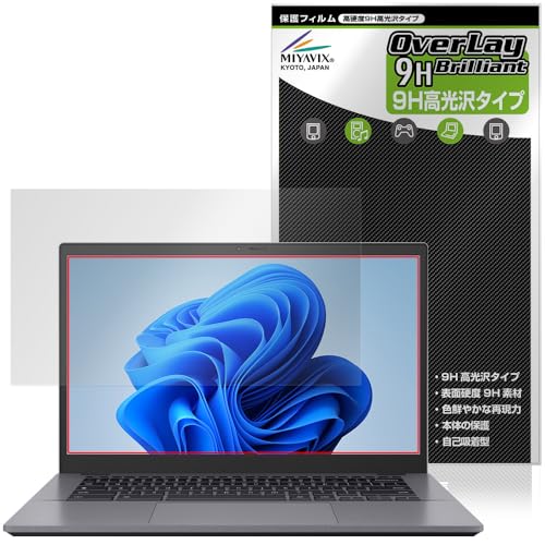 �~���r�b�N�X ASUS Chromebook Plus CX34 (CX3402) �Ή� �ی� �t�B���� PET�� ���d�x 9H ���� �����K���X�����̍d�x ���{��