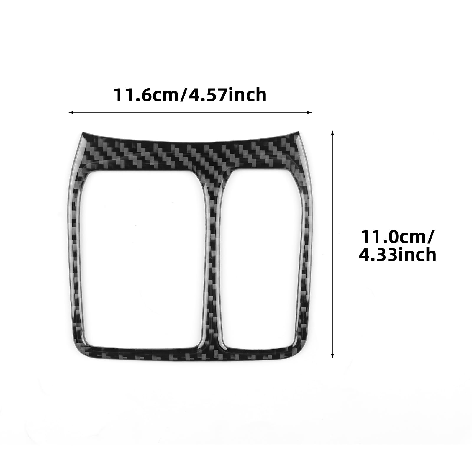 KUNGKIC Per Renault Clio 5 MK5 2020 2021 2022 2023 2024 2025 Accessori Fibra di Carbonio Auto Console Centrale Leva Elettronica Freno di Stazionamento Elettronico Tastierino Interno Accessori