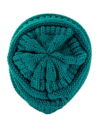 Image of Cambridge Select Thick Slouchy Knit Oversized Beanie Cap Hat