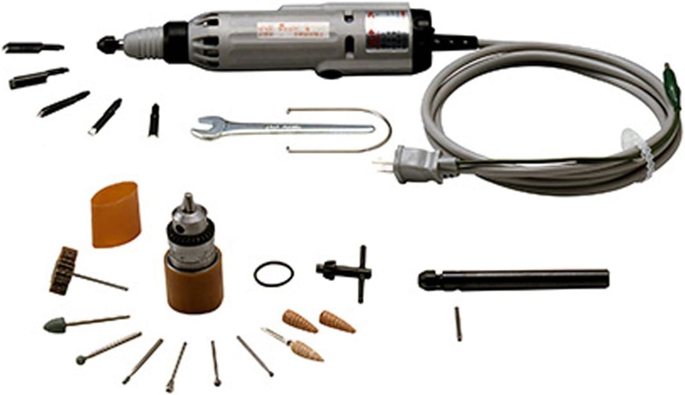 HCT-30S Deluxe Power Carver & Rotary Tool Aluminum Body Electric Wood Carving Tool Set, for Woodworking