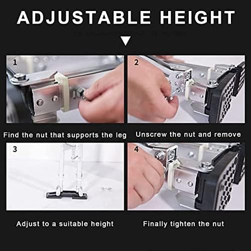 Adjustable 18"-30" Aluminum Drywall Stilts - Lightweight Lifts for Painters, Cleaners, and Contractors - Perfect Tool for Sheetrock Installation and Renovation