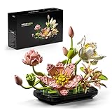 Nifeliz Lotus Flower Building Set for Adults, Botanical...