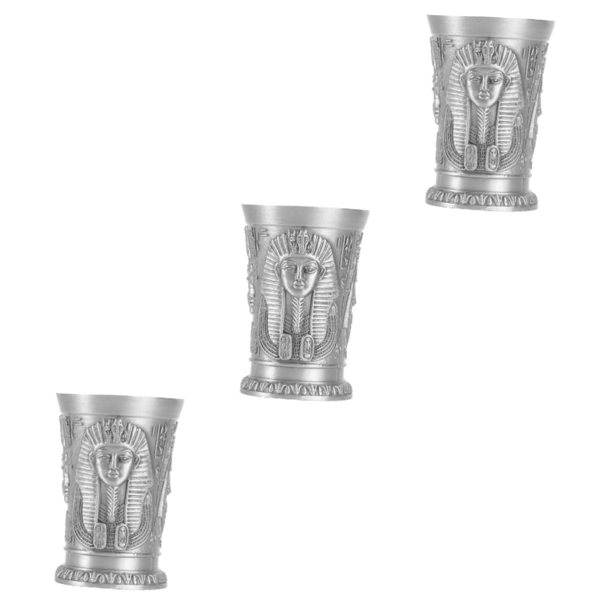 Verre à vin et martini vintage LIFKOME en métal motif ananas pour cocktail (3 pièces)