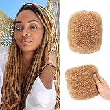 Afro Kinky Bulk 100% Human Hair for Twists Braids， Dreadlocks, Loc Repair, Dreadlock Extensions, Afro Kinkys Human Hair 8-24inch 50Gram/Pack (27#, 10inch)