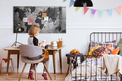 Tableau blanc magnétique en verre effaçable 120x60 pour école, bureau et maison - 5