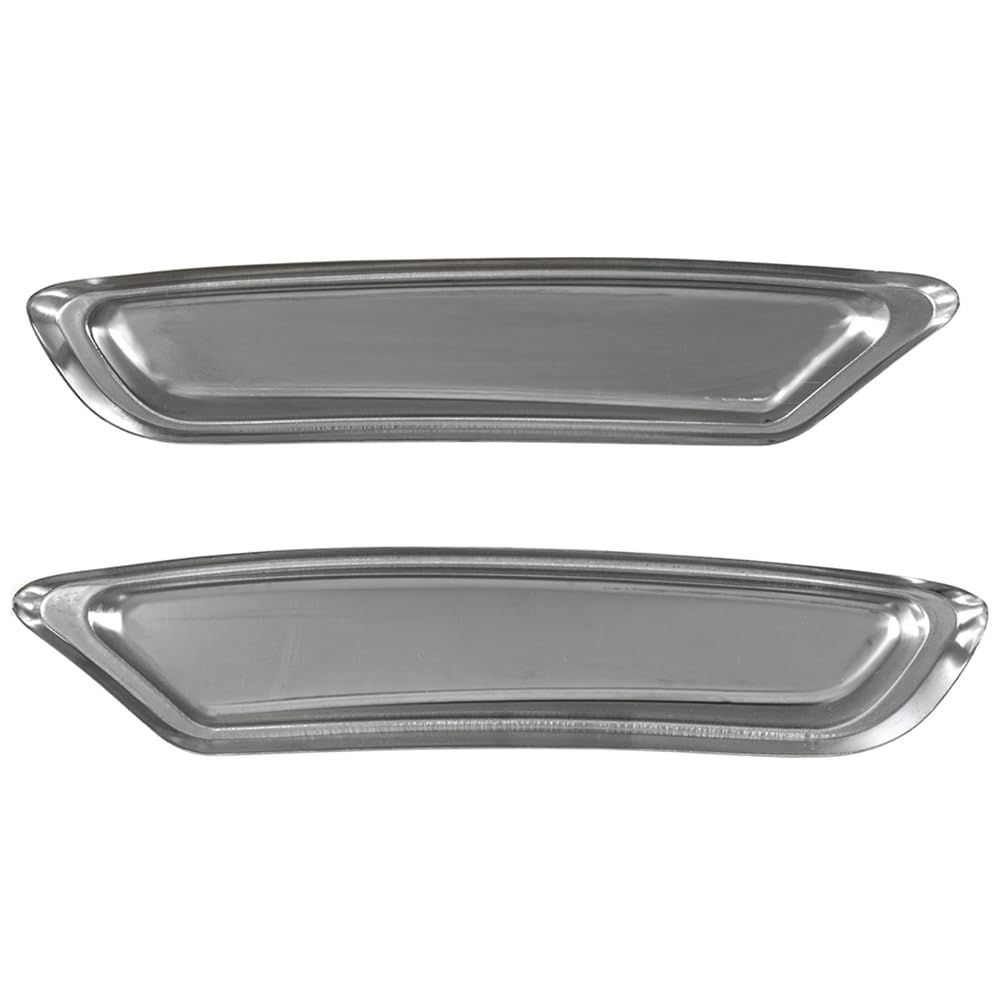 ROBUST 2x Chrom Edelstahl Auspuffrahmen Blenden für Volkswagen Passat B8 2014-2019