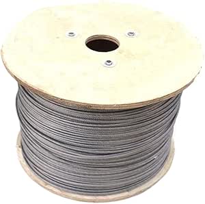 Câble d'Acier Enduit de Plastique Résistant à Corrosion Double-Couleur 50m - HURRISE