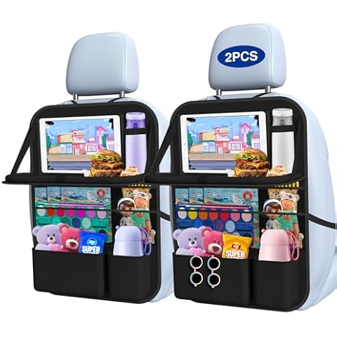 Oneyus Backseat Organizer with Tray Cover