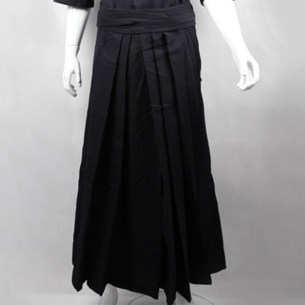 Pantalones De Kendo Hakama, Ropa Deportiva De Artes Marciales Tradicionales Japonesas, Uniforme De Aikido Hapkido Hakama para Hombres Y Mujeres, 1 Unidad