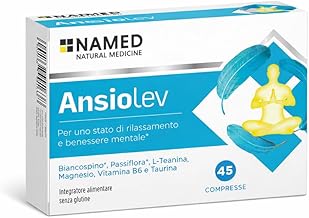 SPECCHIASOL Ansiolev Natural Relaxing Food Supplement | Mental Wellness and Calmness | Fatigue, Stress and Tension Supplements | Vitamins and Minerals for Psychophysical Balance | 45 Tablets