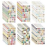 Bubaxuce 1620PCS Pegatinas Vintage, Accesorios para Diario