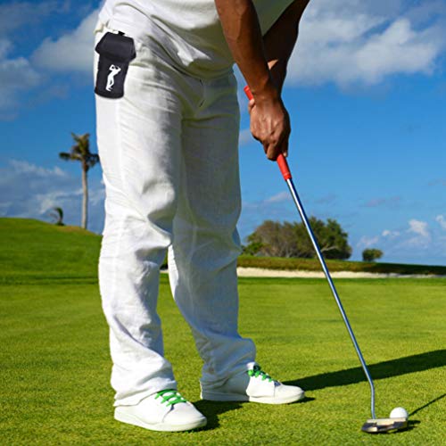 BESPORTBLE 2 peças de saco de bola de golfe para guardar bola de golfe, saco de armazenamento portát