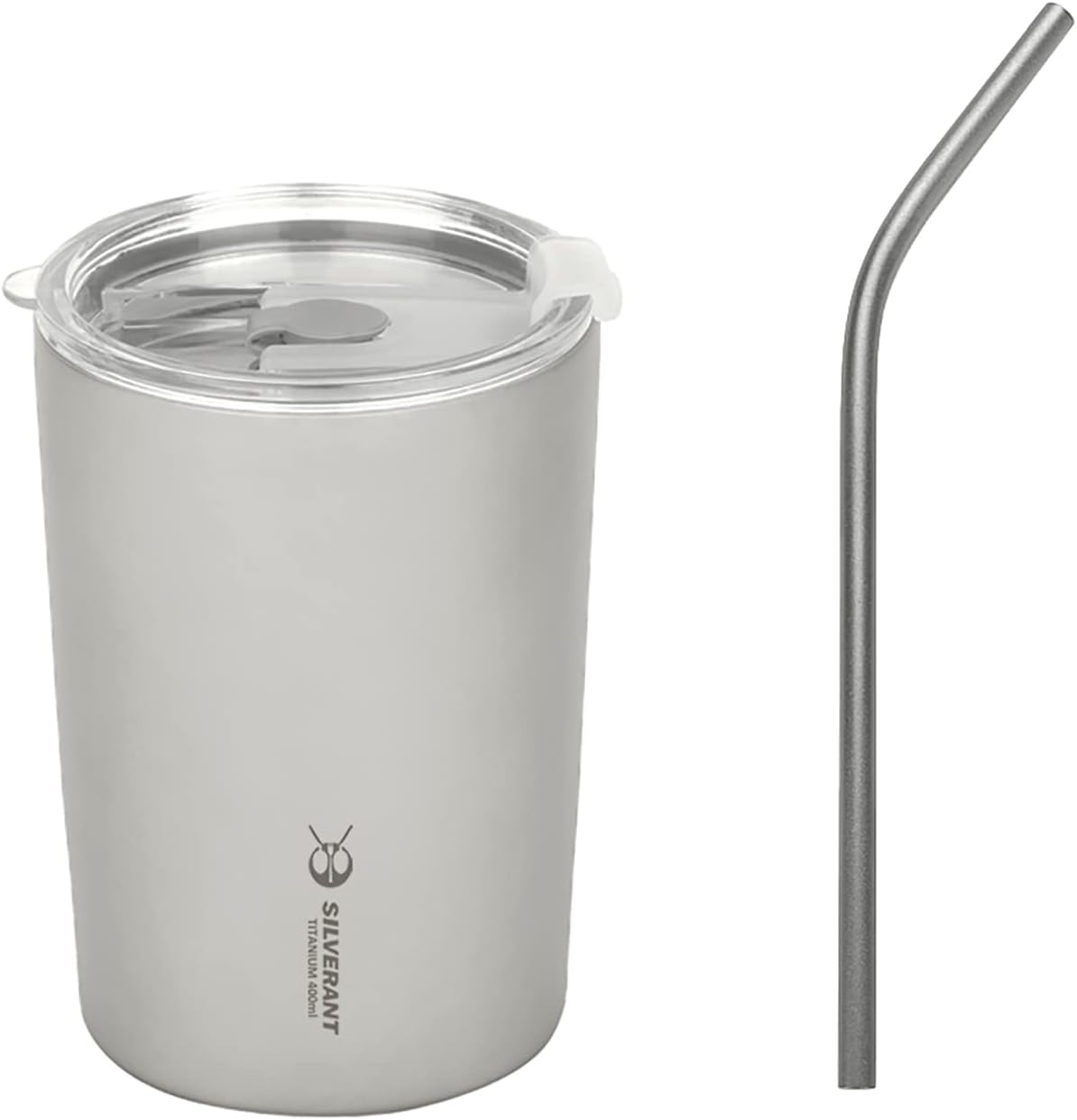 SILVERANT Titanium Ultralight Cup (400ml/13.52 fl oz Coffee