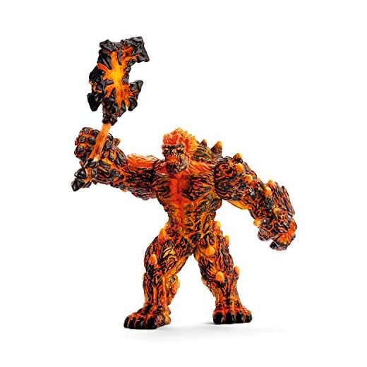 Schleich Lava golem with weapon
