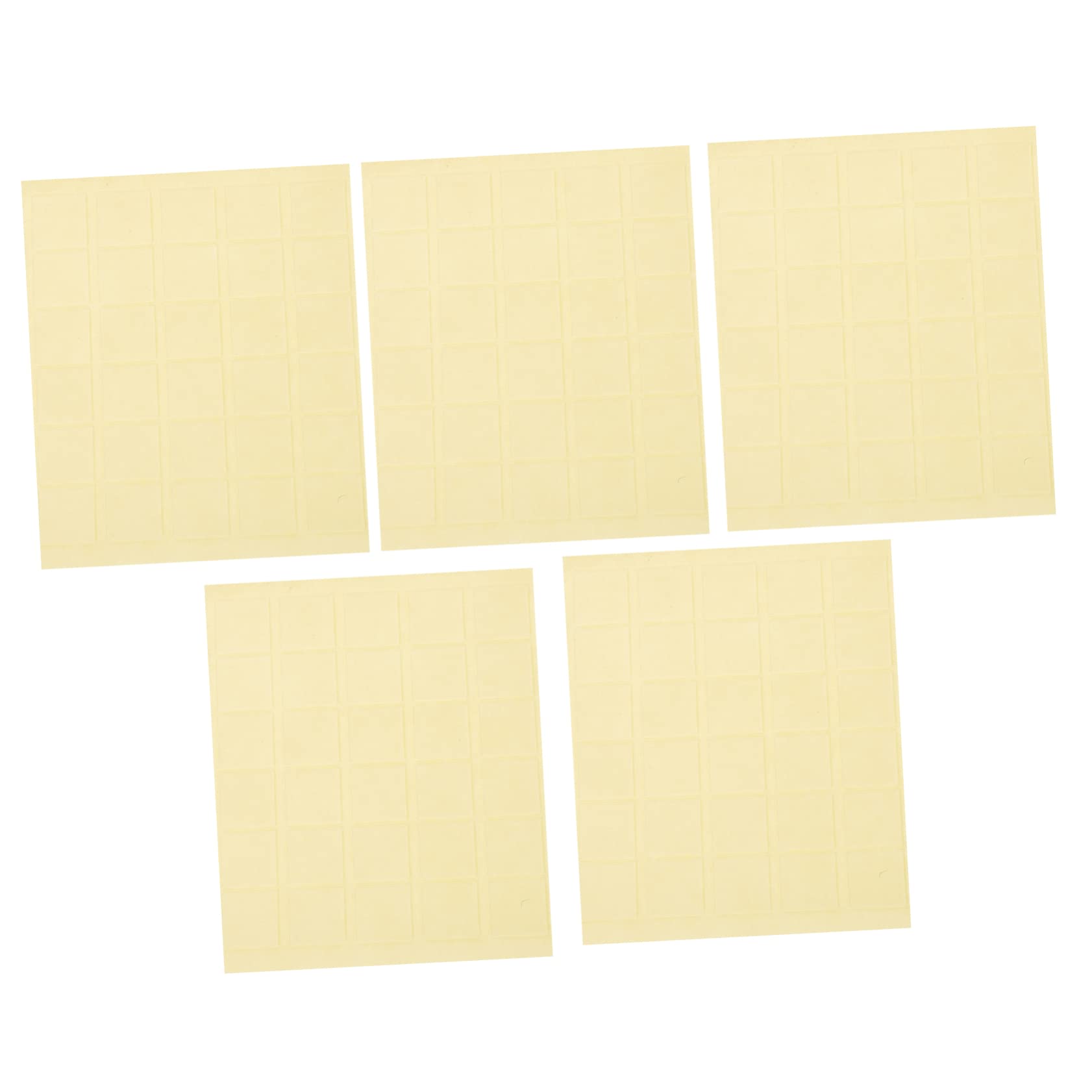 HOMSFOU 5 Sätze Doppelseitige Klebepunkte Transparente Abnehmbare Und Wasserdichte Klebepads Für Fotos Poster Dekorationen Und Bastelarbeiten Für Diy Projekte 150 Stück * 5