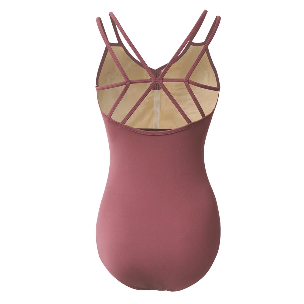 ROYAL SMEELA Leotardos Sin Mangas Adulto Maillots Ballet Tirantes Mujer Bailarina Body Baile