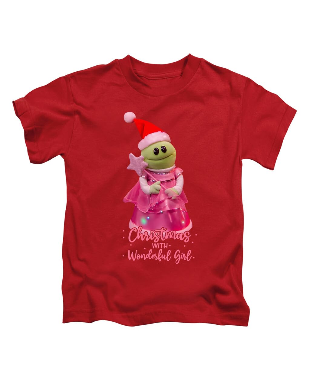 New Spirit Original Christmas with Wonderful Girl Xmas nanalan Mona Meme Tee T-Shirt Funny Unisex T Shirt Top Red