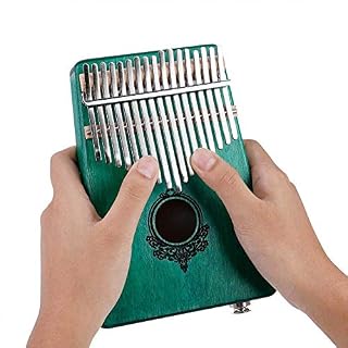 Kalimba à 17 Touches, 17 Touches Beau Corps en Bois pour Cadeau Musical (Vert), Instrument à Clavier - Les Beatles, Paul McCartney, John Lennon, RIngo Starr, George Harrison Kalimba à 17 Touches, 17 Touches Beau Corps en Bois pour Cadeau Musical (Vert), Instrument à Clavier – Image 7