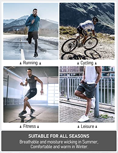Image of Airacker Ankle Athletic Running Socks Cushioned Breathable Low Cut Sports Tab Socks for Men and Women (6 Pairs)