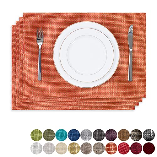 Set of 4 Fall Placemats by Kevin Textile Heat Resistant