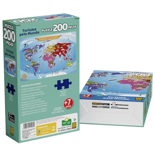 QUEBRA CABEÇA P200 TURISMO PELO MUNDO