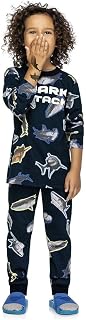 Pijama Longo Infantil Tubarão Brilha No Escuro Elian