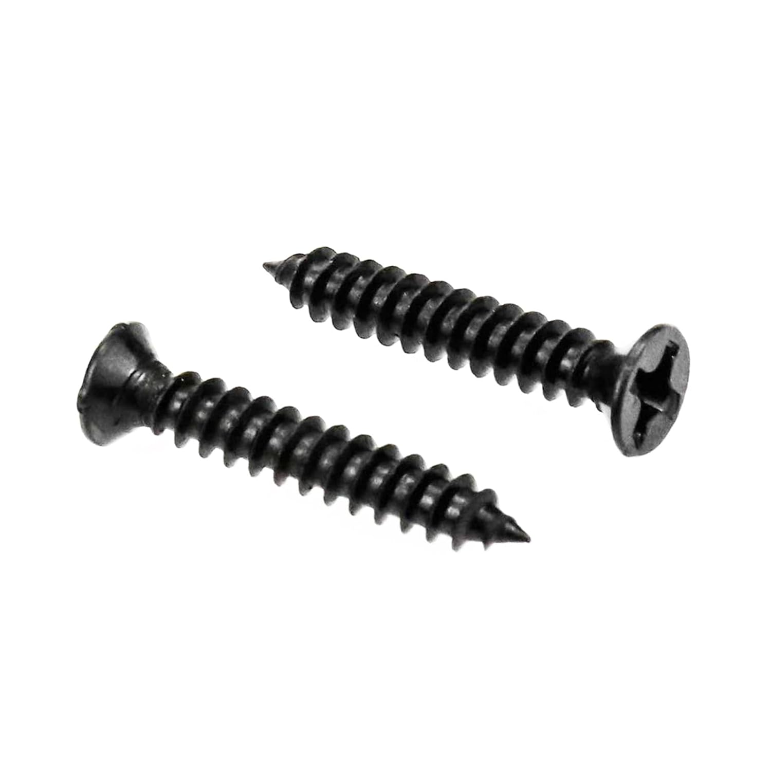 Xiaoyztan 100 Pcs M3x20mm Flat Head Cross Drive Pointed Wood Screws