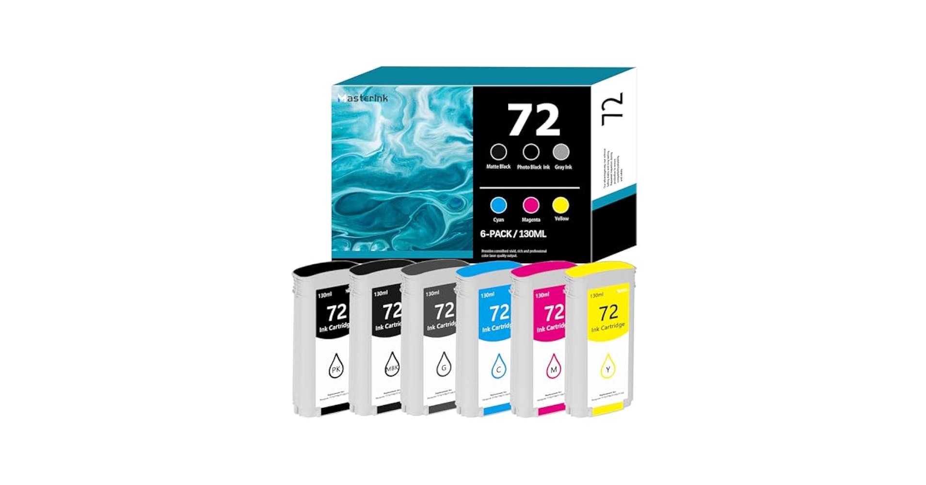 Amazon.com: 72 Ink Cartridges Latest Upgrade Replacement for
