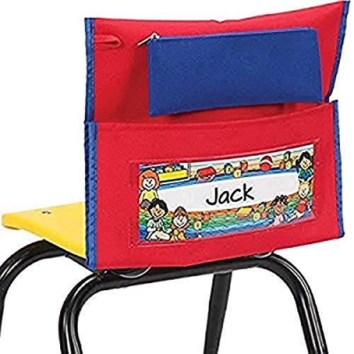 Really Good Stuff Early Childhood Deluxe Chair Pockets with Pencil Case image 3