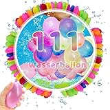 wasserbomben tedi SCHNELLES FÜLLEN: Wasserbomben erfordern kein mühsames Füllen und Binden. Wenn der Ballon mit einer bestimmten Menge Wasser gefüllt ist, wird der Wasserballon automatisch verknotet und löst sich durch die Schwerkraft. Die Gummischnur an der Öffnung des Ballons verknotet den Ballon automatisch, damit kein Wasser ausläuft.