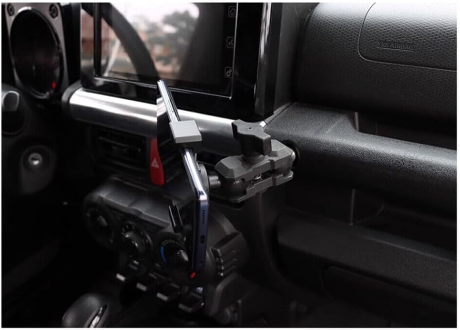ABS/Alloy Car Mount Mobile Phone Holder Cell Stand,for Suzuki Jimny 2-Door 4-Door 2019-2025,Phone Holders for Your Car，Car Phone Holder Mount Dash【360° Adjustable】