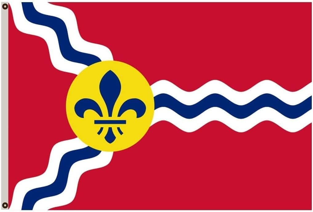 YukaBa 3x5 City of St Saint Louis Missouri Flag