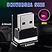 Augeny 4 PCS USB LED Car Interior Atmosphere Lamp, Plug-in USB Decor Night Light, Portable Auto Ambient Lighting Kit, Universal Vehicle Interior Accessories for Most Cars (Purple)
