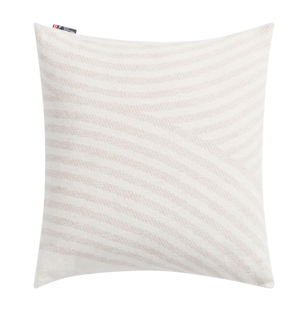 Housse de coussin Jade David Fussenegger Zen blanc cassé 50x50cm textile premium