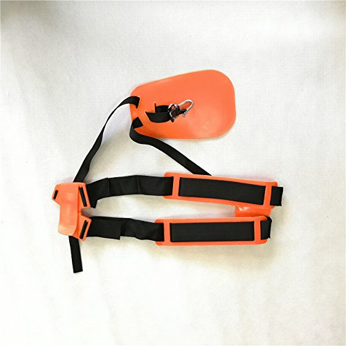 shiosheng Safety Orange Professional Double Shoulder Strap String Trimmer Brush Cutter Harness Belt