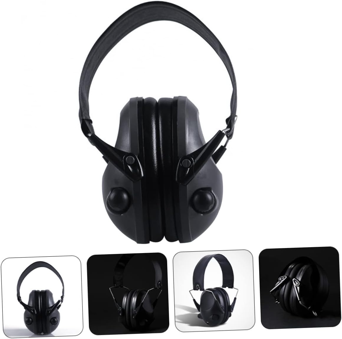 Ear Protection Earmuffs Sound Amplification Hearing Protector for Shooting Noise Reduction Headphones Comfortable Fit for Adults for Travel and Urban Environments