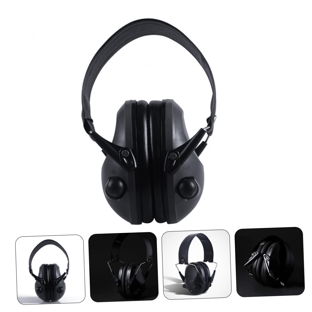 KOMBIUDA Cuffie Antirumore Protezione Acustica Elettronica Per Orecchie Umani Dannose Suoni Attivazione Intelligente Ricezione Suono Comunicazione Non Bloccata Tecnologia Professionale