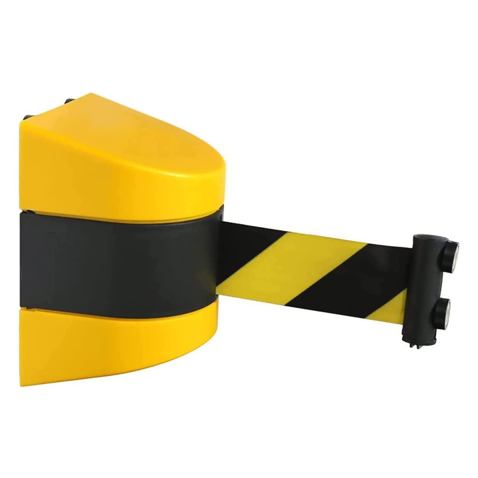 Barrière à sangle rétractable murale et magnétique boîtier ABS pour sécurité