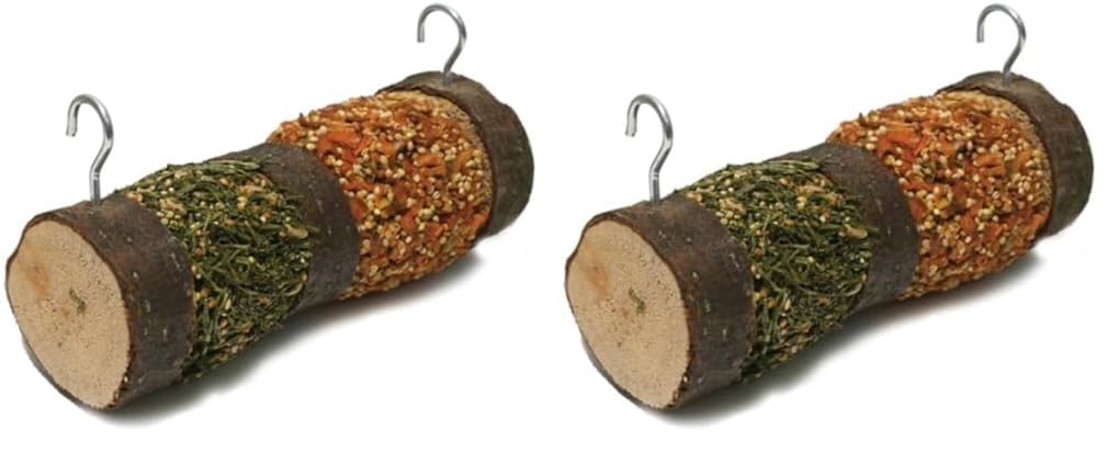 Rosewood Naturals Double Woodroll, Small Animal Treat and Gnaw Toy for Rabbits, Guinea Pigs, Chinchillas, Hamsters, Gerbils, Mice and Rats (Pack of 1) — view 2