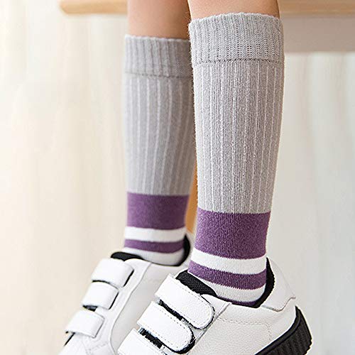 Litthing Set di 5 Paia di Calzini per Bambini in