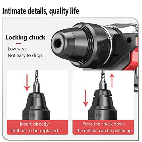 Bohrhammer, 33cm*10cm*23cm, schwarz, 240V, für Heimwerker-DIY-Projekt – Bild 7