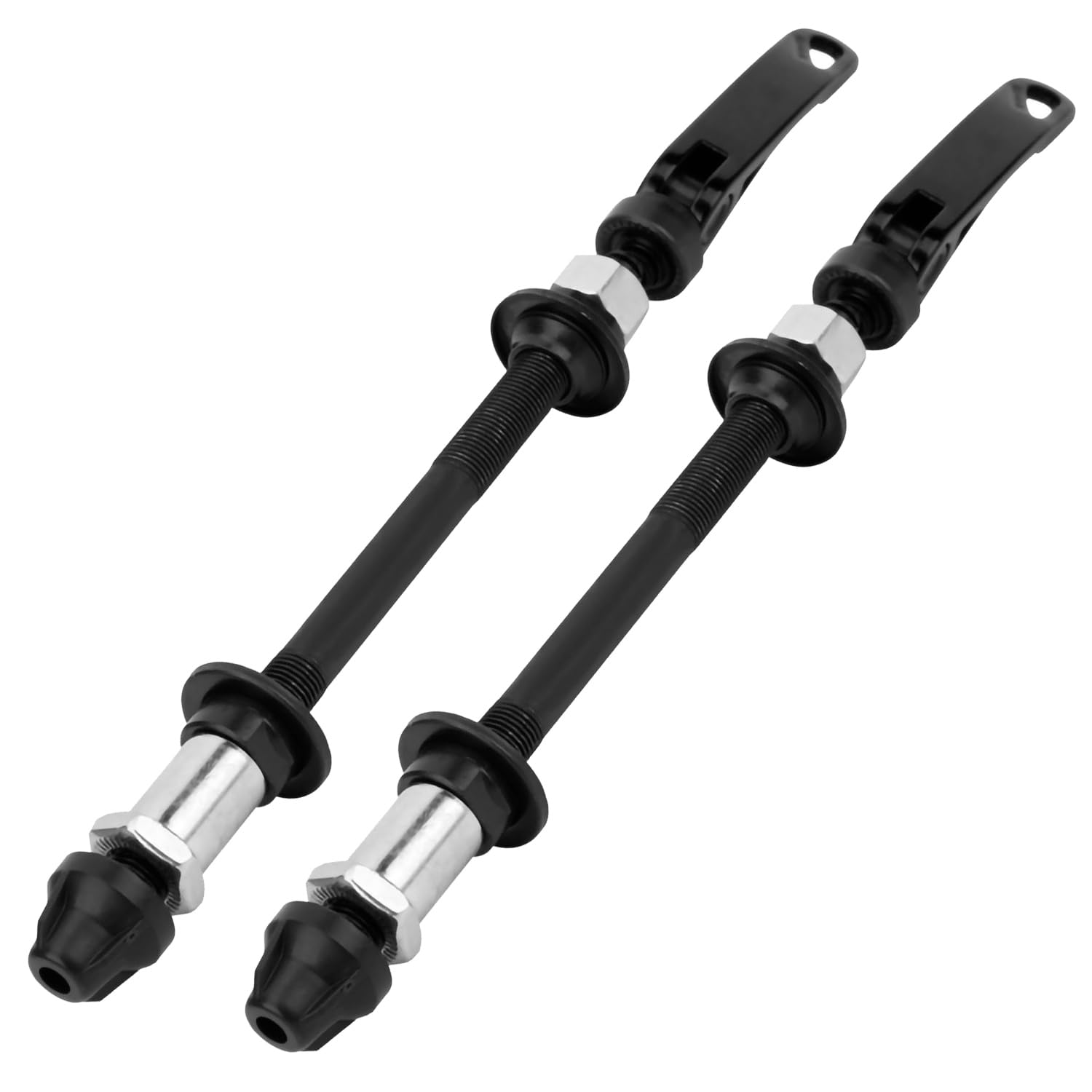 Hapivida Quick Release Bike Hub, 145mm/175mm Rear Axle Hollow Shaft Kit Replacement Bike Hub for Road Bike MTB (2pcs)