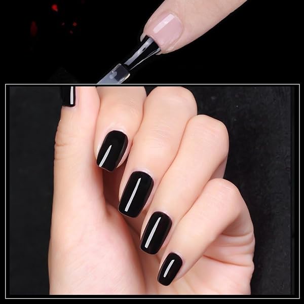 Vishine 15ml Base Coat & Top Coat Lot Vernis de Base et Finition Vernis à ongles Gel Semi-permanent Manucure Kit 2 Pcs - 3