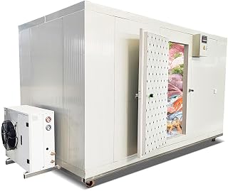 Easy Operate Walk In Cooler, Heavy-Duty Walk In Freezer – Rapid Freeze Large Capacity Cold Room for Supermarket Restaurant Vegetable Fruit Storage
