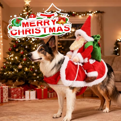 Disfraz Santa para perro QKURT S miniatura 2