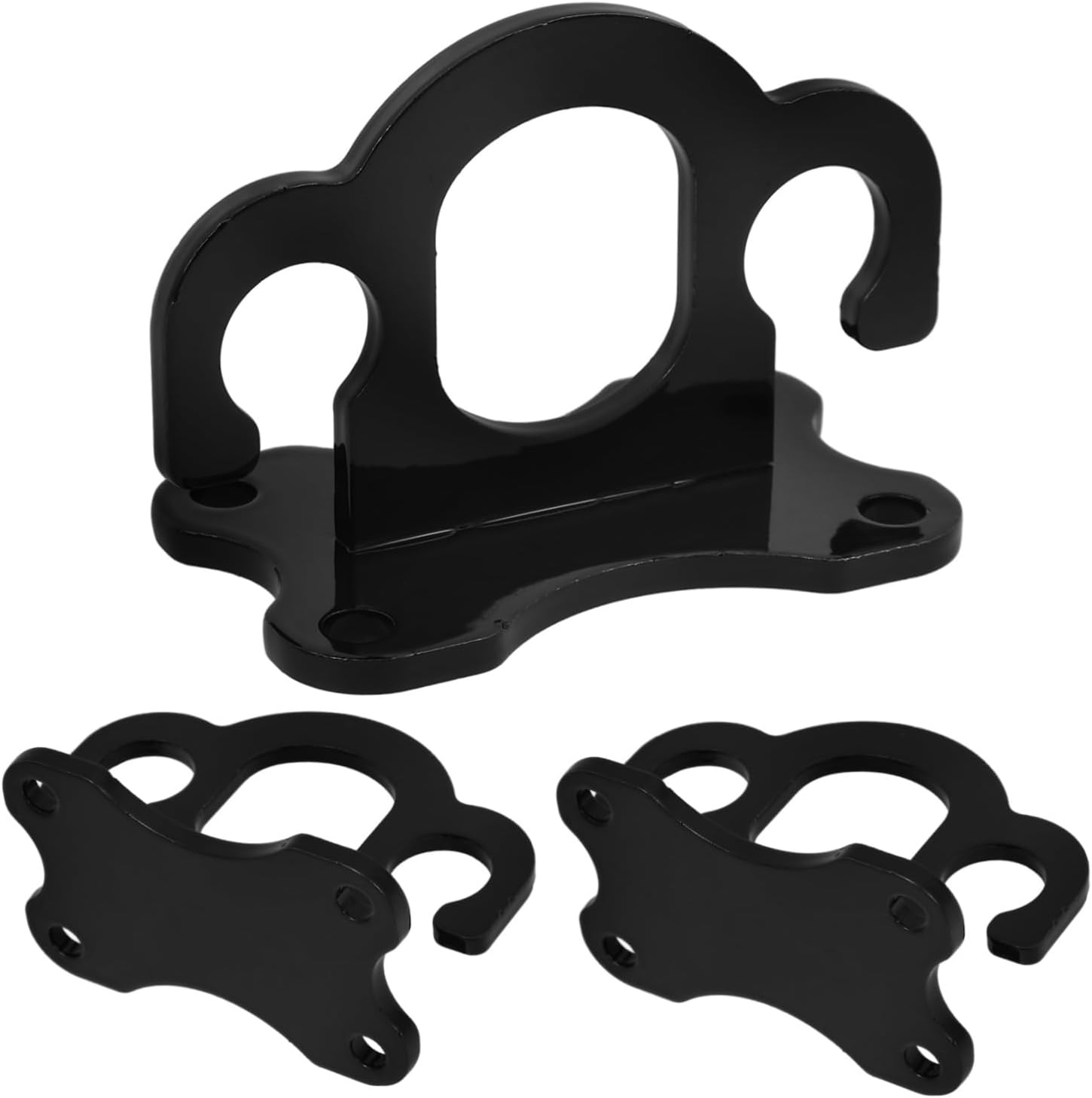 Ipetboom 3pcs Wall Mounted Gym Hooks Heavy Duty Exercise Anchors for Yoga Mat Storage Space-Saving Home Gym Wall Mounts Quick Installation for Workout Routines